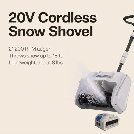 Puroluca Cordless Snow Shovel · 20V