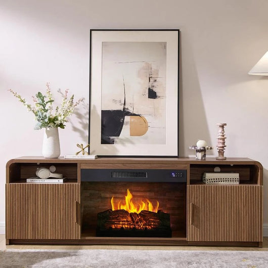 Puroluca Fireplace TV Stand · 70"