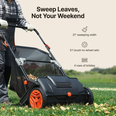 Puroluca Push Lawn Sweeper · 21"