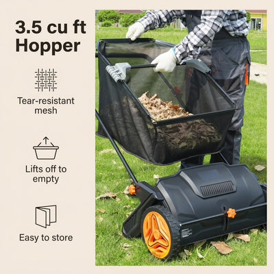 Puroluca Push Lawn Sweeper · 21"